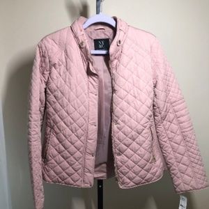 NWT NY & Company pink jacket L
